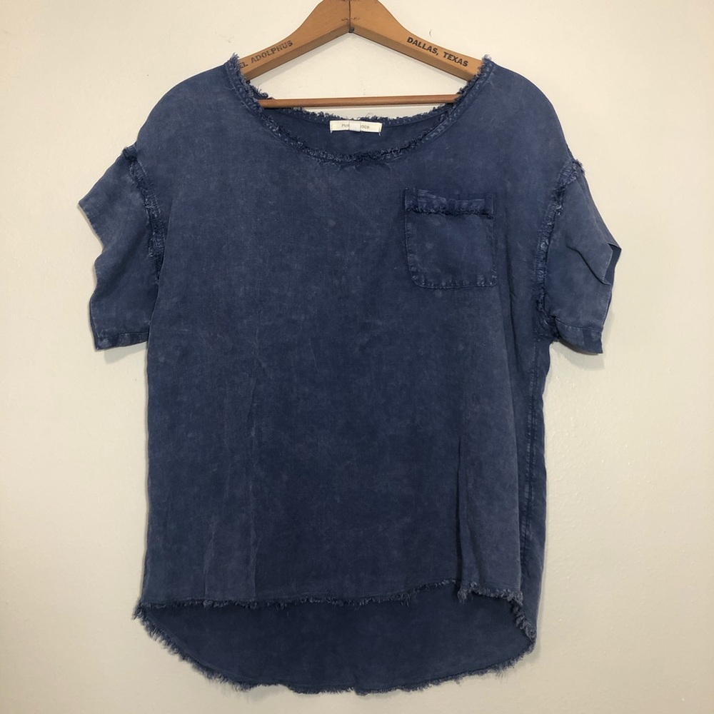 Pure Good Denim Blouse
